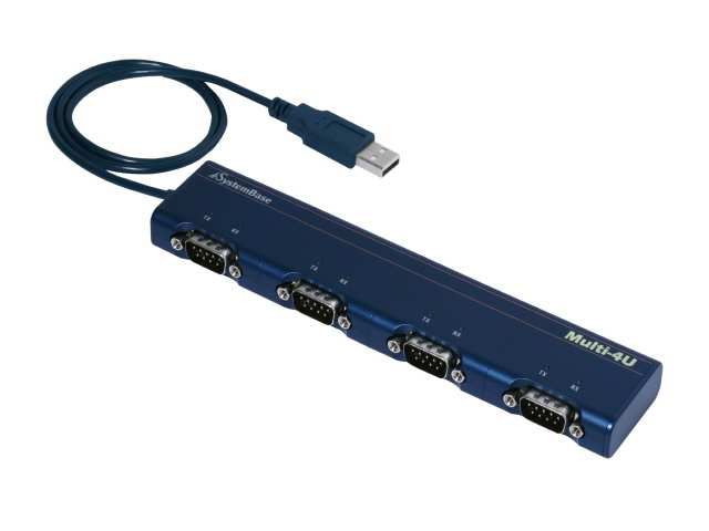 USB 4fach RS232 Konverter, SystemBase
