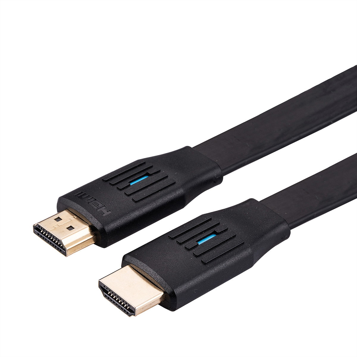 VALUE 8K HDMI Ultra HD Kabel mit Ethernet, flach, ST/ST, schwarz, 3 m